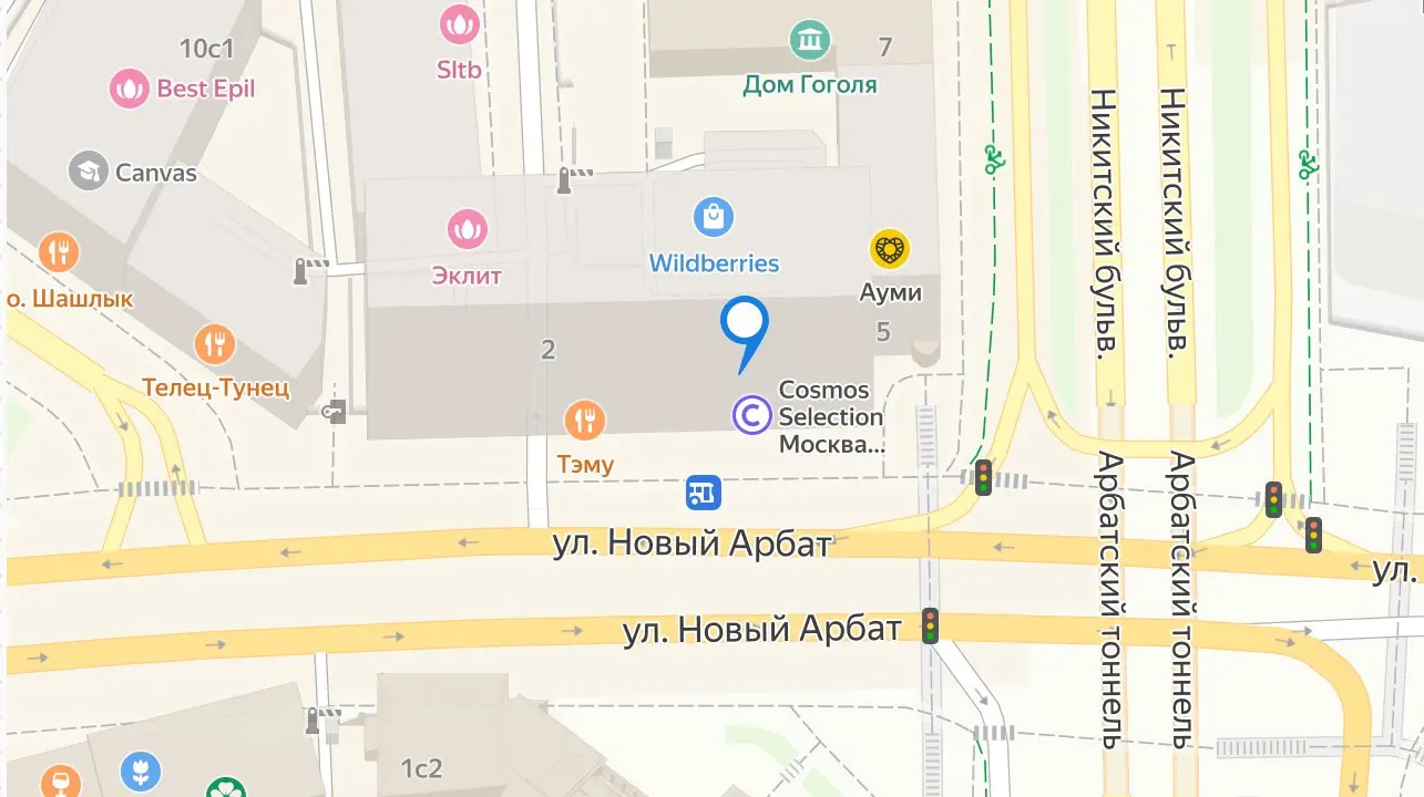 Карта: Новый Арбат, 2 · 12 этаж
